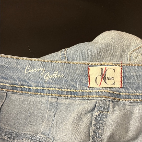 😍SHOW SPECIAL - DC Light Wash Jeans Embellished Crystal Embroidery Pockets - Picture 6 of 9